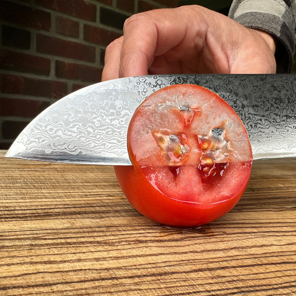 Santoku Nickel-Damastmesser „Suisin“ 170 mm