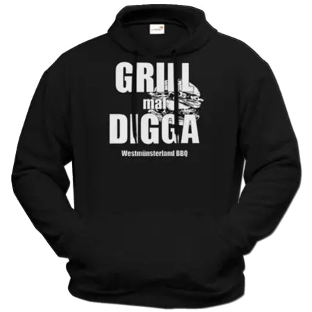 Hoodie Grill mal Digga - Unisex